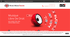 Desktop Screenshot of musicmediatracks.com